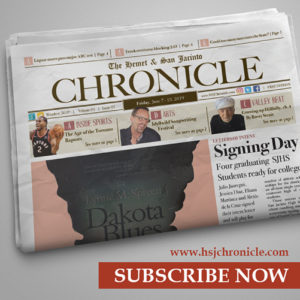 Subscribe to The Hemet & San Jacinto Chronicle
