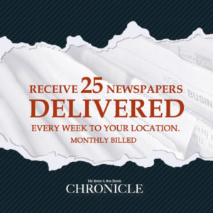 Distribute the paper 25 pcs. monthly - The Hemet & San Jacinto Chronicle