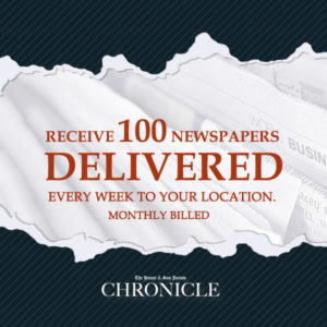 Distribute the paper 100 pcs. monthly - The Hemet & San Jacinto Chronicle