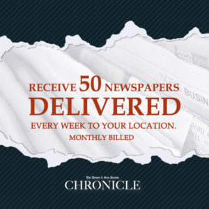 Distribute the paper 50 pcs. monthly - The Hemet & San Jacinto Chronicle