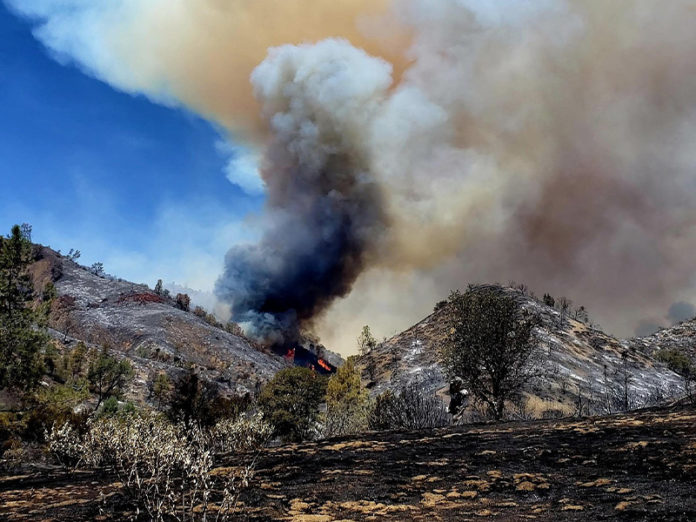 Blue Ridge Fire Winddriven fire burns 8,000 acres, forces evacuations