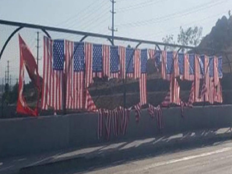 Flags honoring 13 U.S. service members killed in Kabul airport attack found vandalized in Riverside
