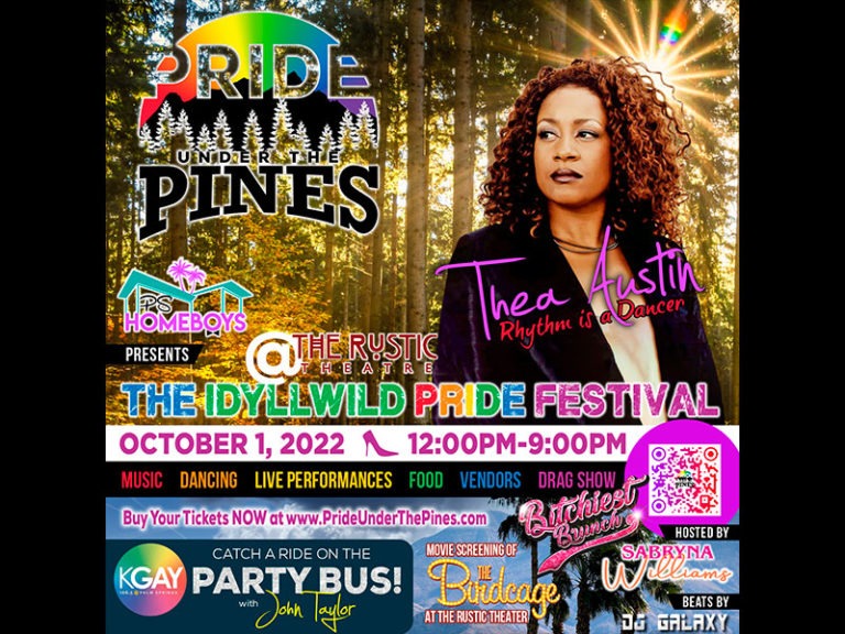 The second annual Pride Under The Pines, Pride Festival in Idyllwild