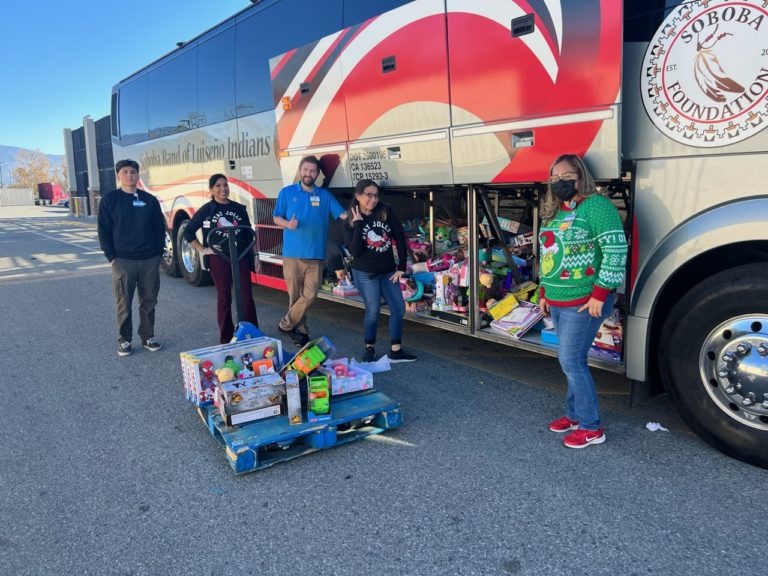 Soboba Delivers Busloads of Toys for Area Children