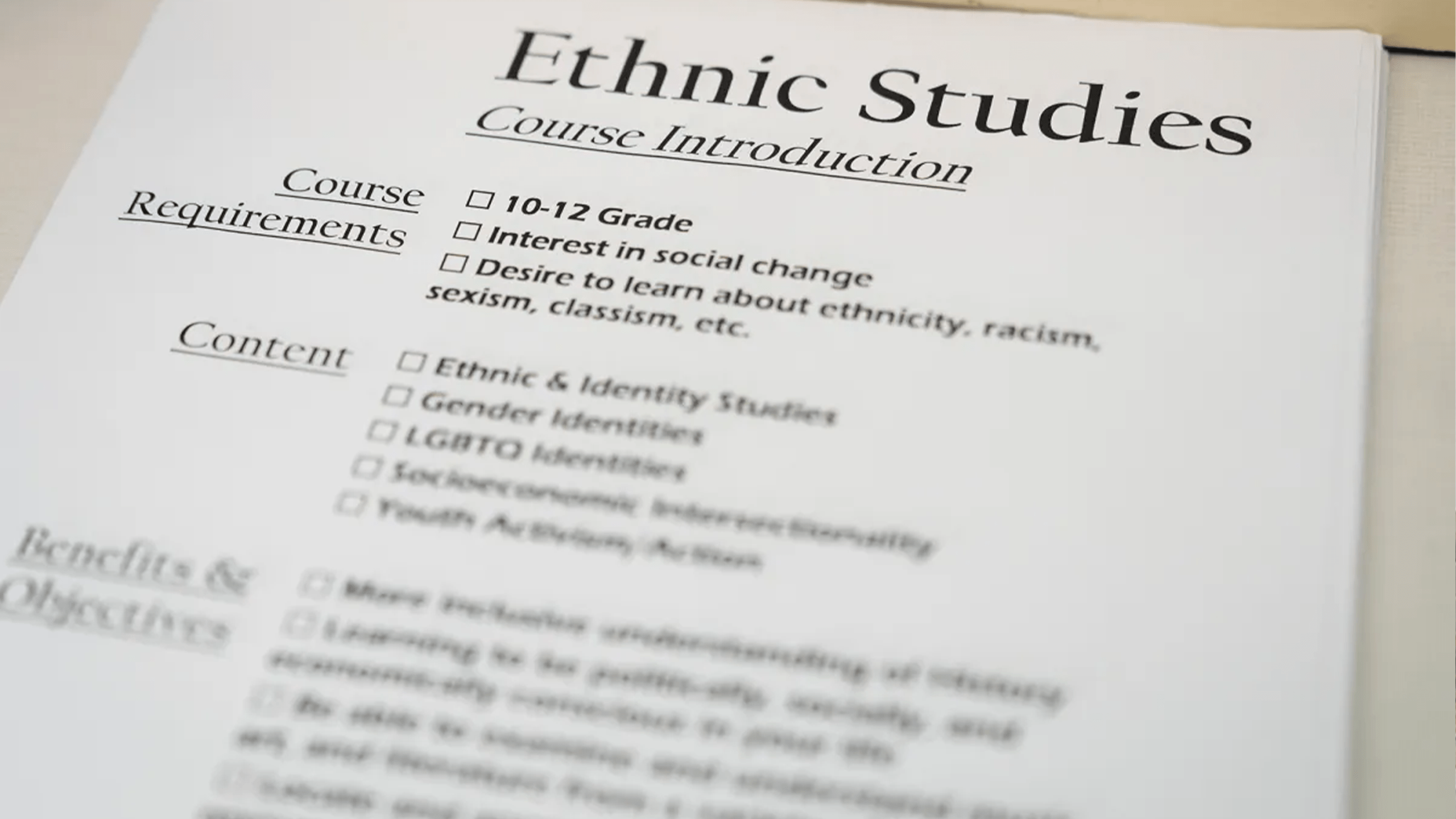 California’s high schools should be teaching ethnic studies courses but aren’t