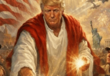 Trump’s AI image of himself as Jesus-like figure follows feud with Pope Leo