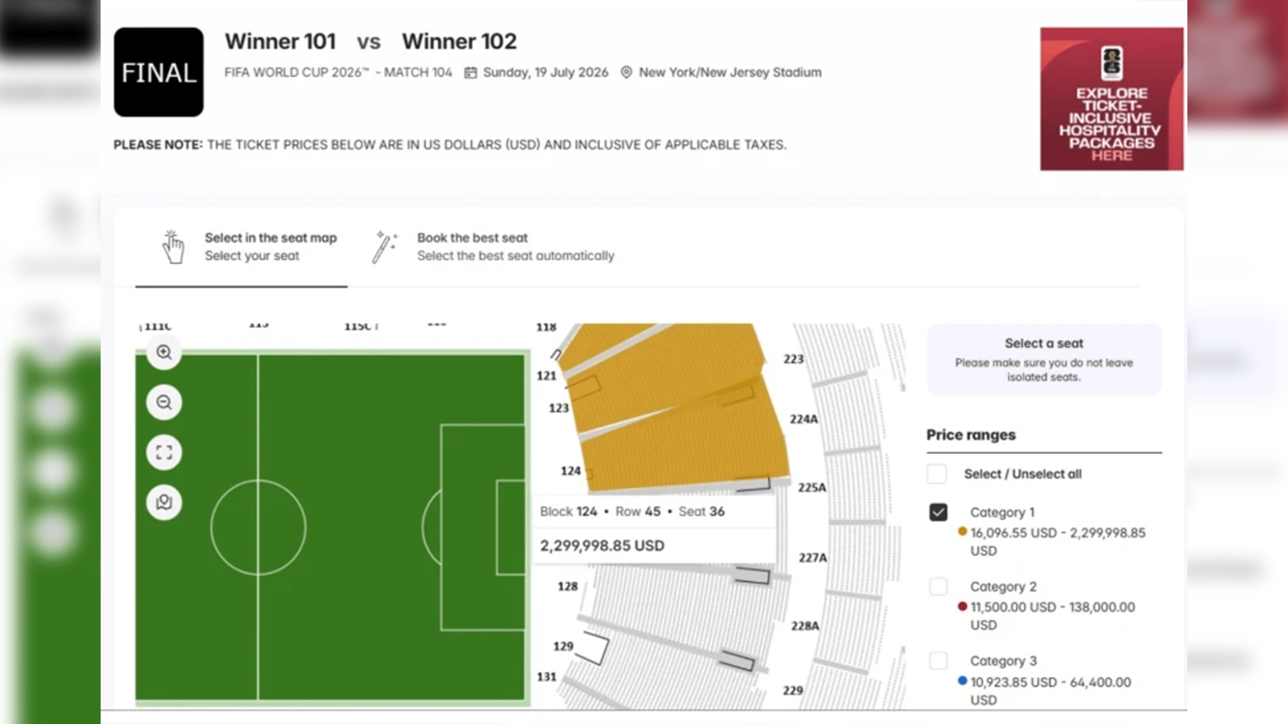 FIFA Resale Marketplace: $2.3 Million Tickets for World Cup