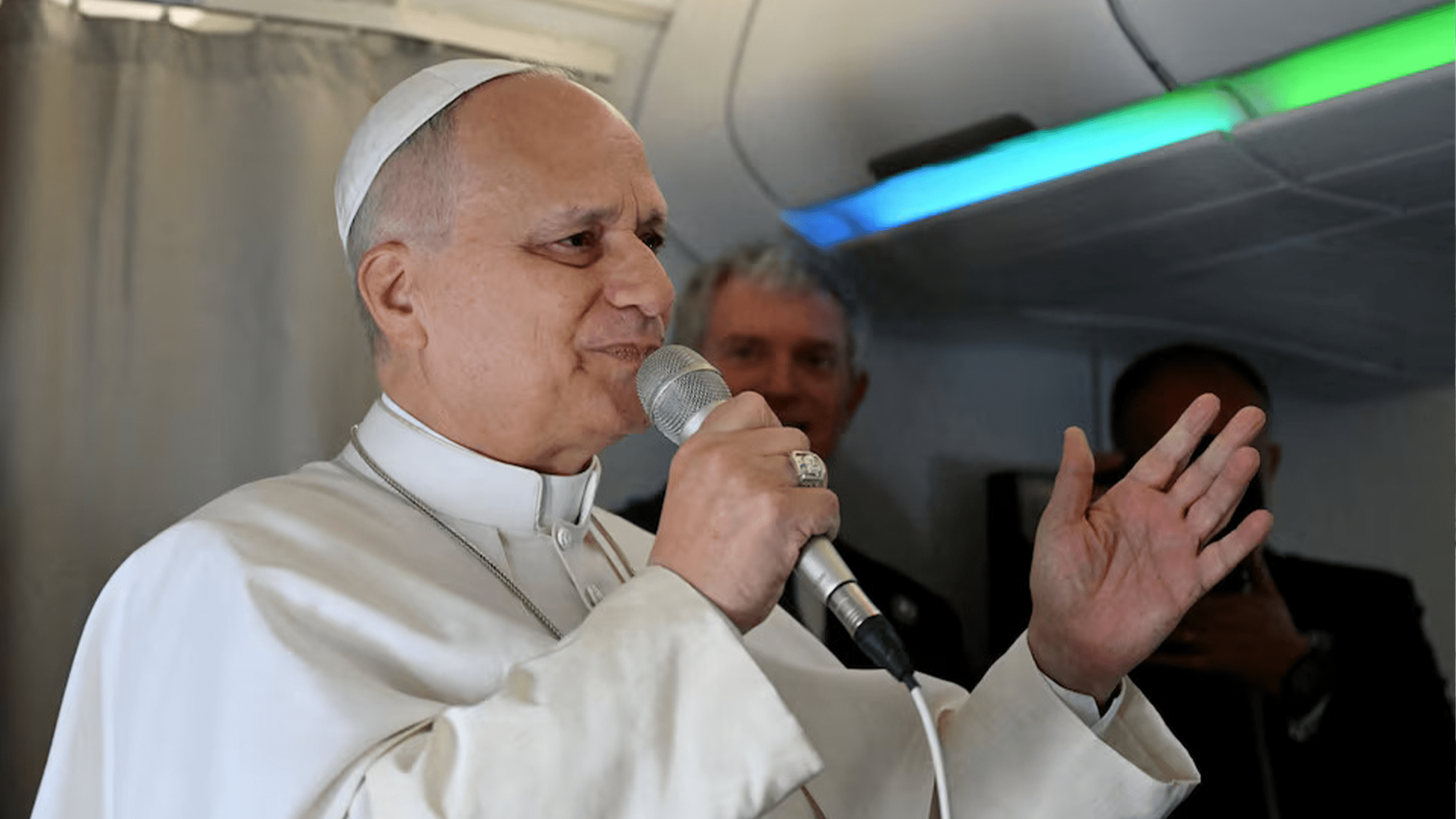 Pope says he will continue to speak out against war after Trump attack