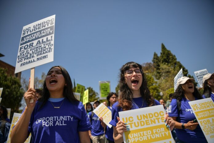 Will Newsom let immigrant college students without legal status work at their campuses?