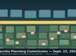 San Jacinto Planning Commission recommends two annexations, including 151 homes south of Ramona Expressway Abstract illustration of parcel blocks and a corridor for San Jacinto Planning Commission Sept. 22, 2026 annexation recommendations; not a survey map and not real people